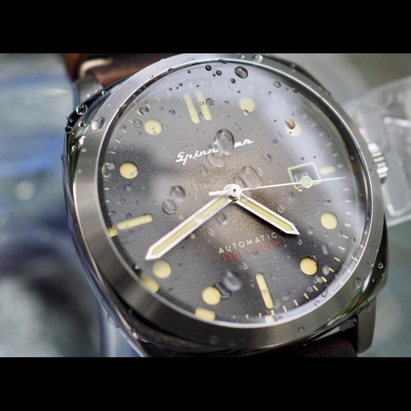 SPINNAKER HULL AUTOMATIC WATCH 42M CASE BROWN DIAL - Picture 5 of 12